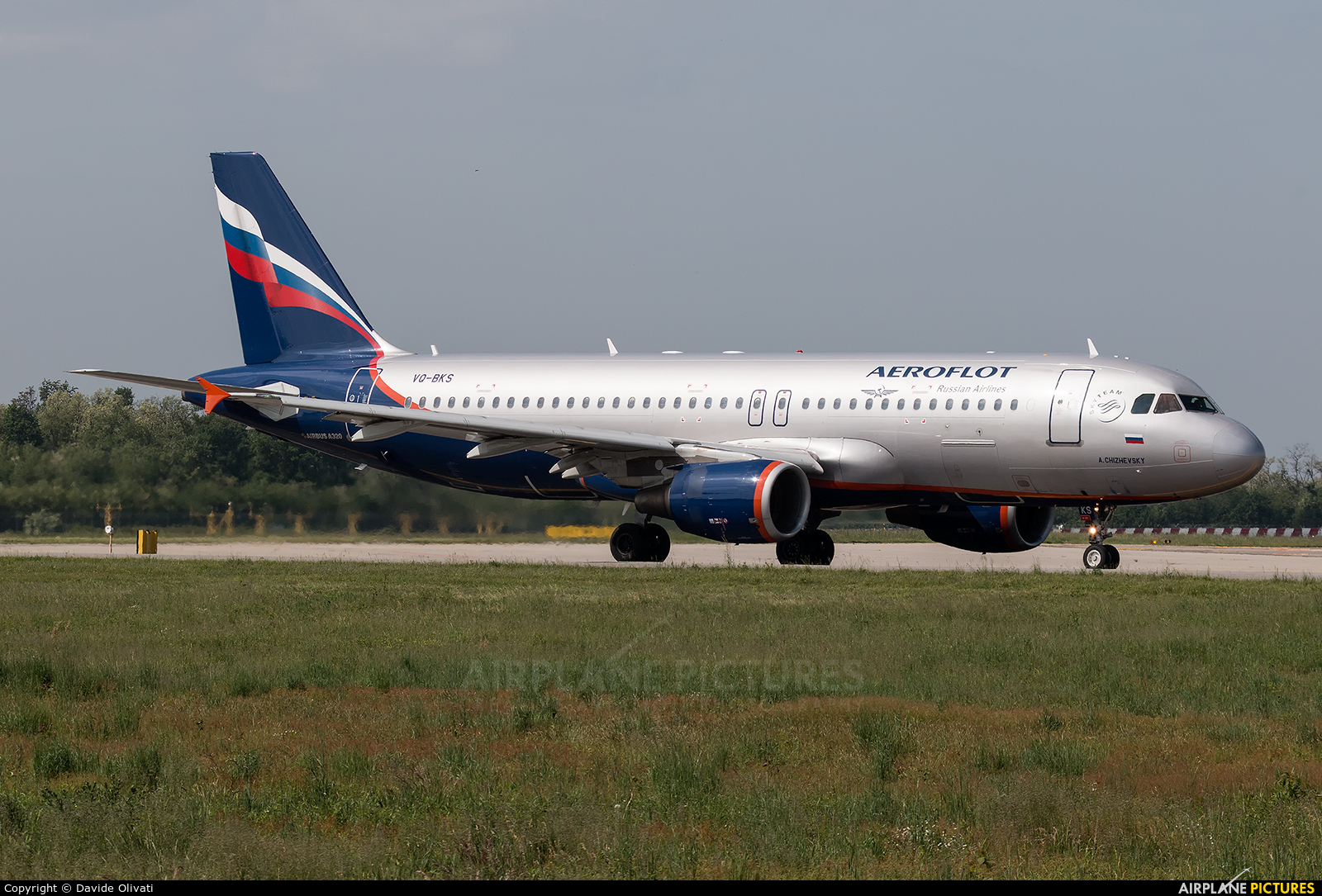 Aeroflot VQ-BKS aircraft at Milan - Malpensa