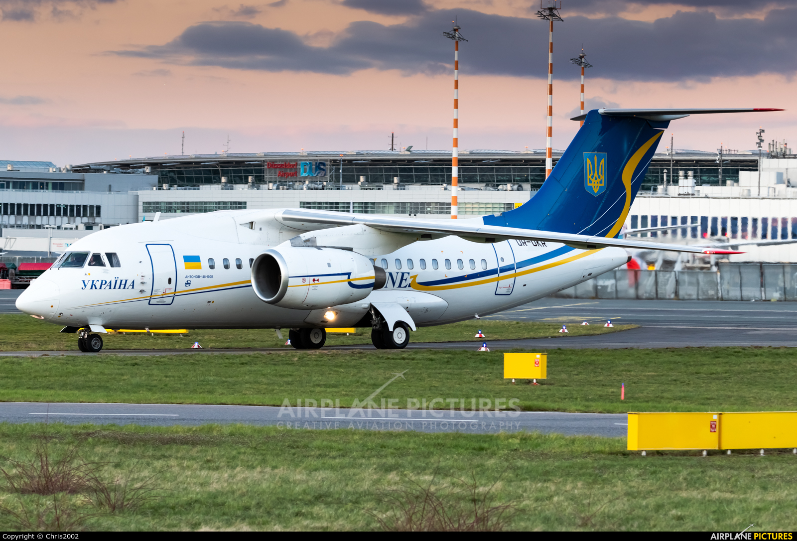 Ukraine - Government UR-UKR aircraft at Düsseldorf