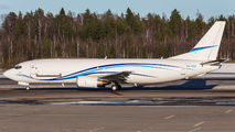 Rare visit o v Liza Air transport 737-400F at Helsinki title=