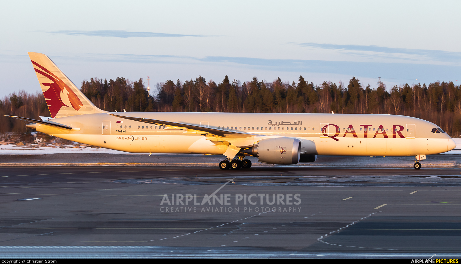 Qatar Airways A7-BHG aircraft at Helsinki - Vantaa