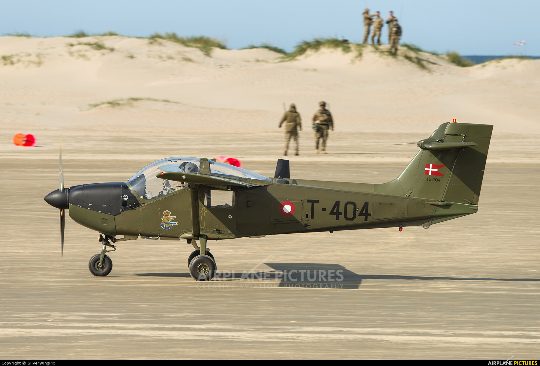 Denmark - Air Force T-404 aircraft at Off Airport - Denmark