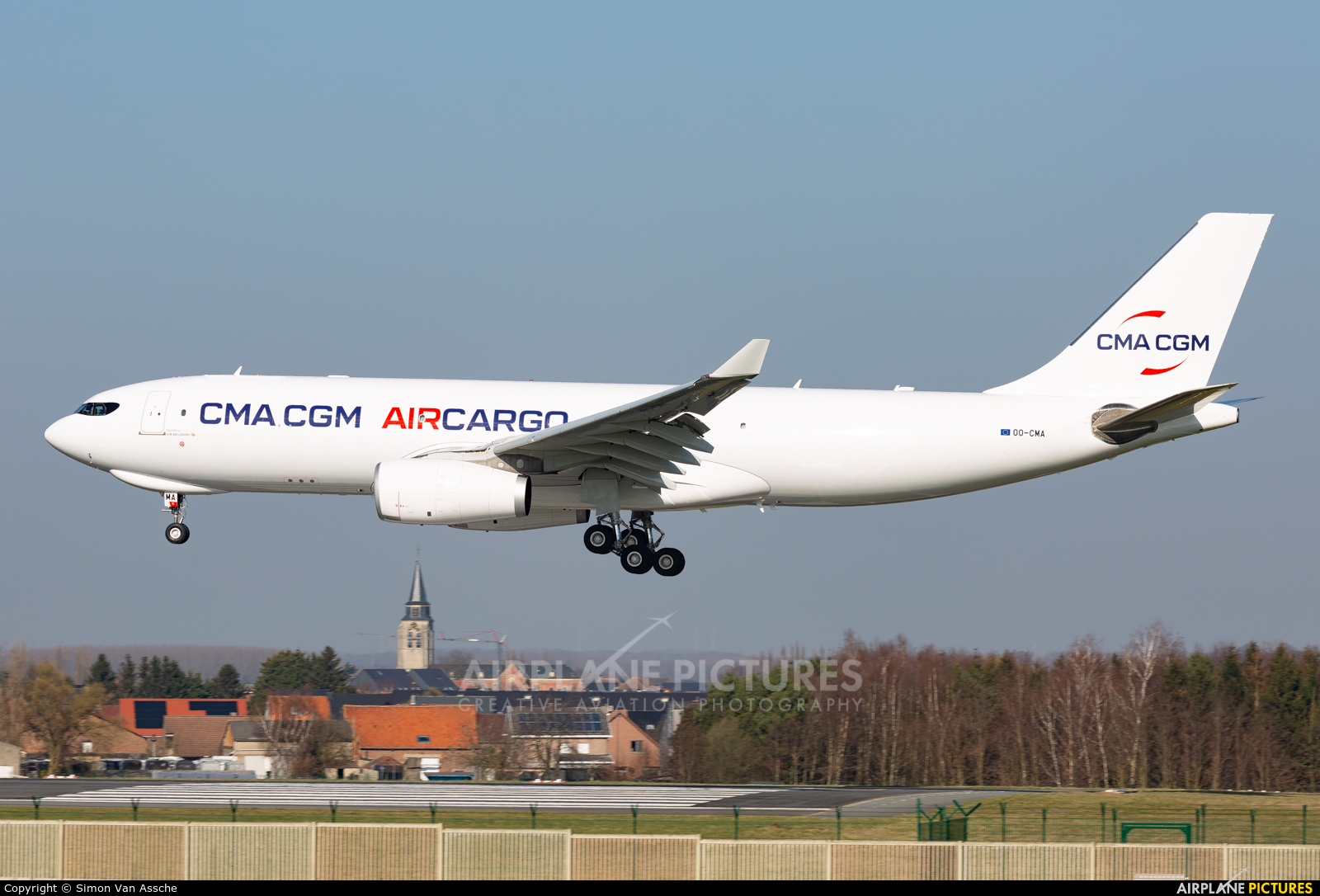 CMA CGM Aircargo (Air Belgium) OO-CMA aircraft at Brussels - Zaventem