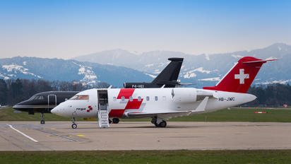 HB-JWC - REGA Swiss Air Ambulance  Bombardier CL-600-2B16 Challenger 604