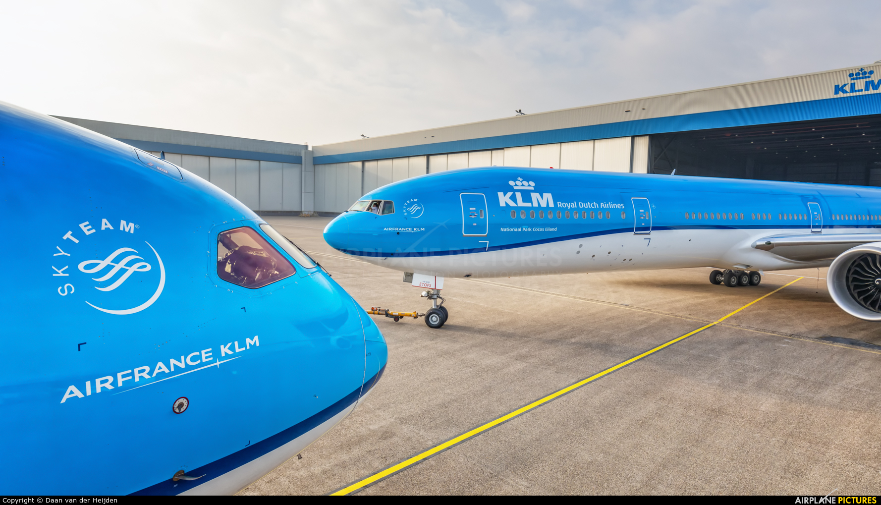 KLM PH-BVV aircraft at Amsterdam - Schiphol