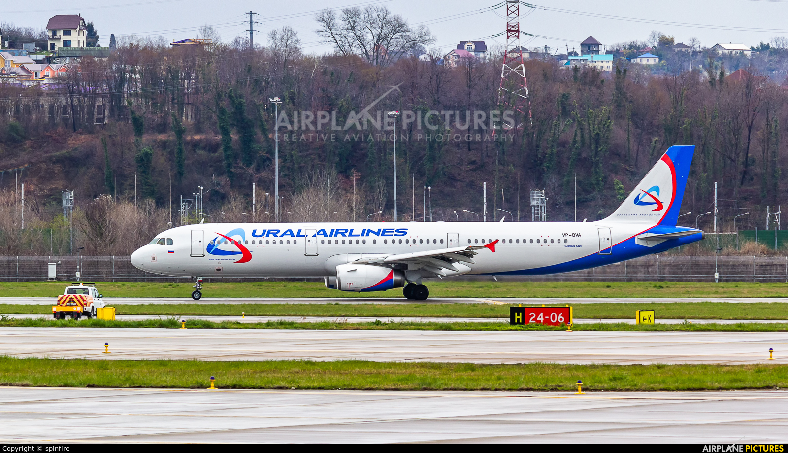 Ural Airlines VP-BVA aircraft at Sochi Intl