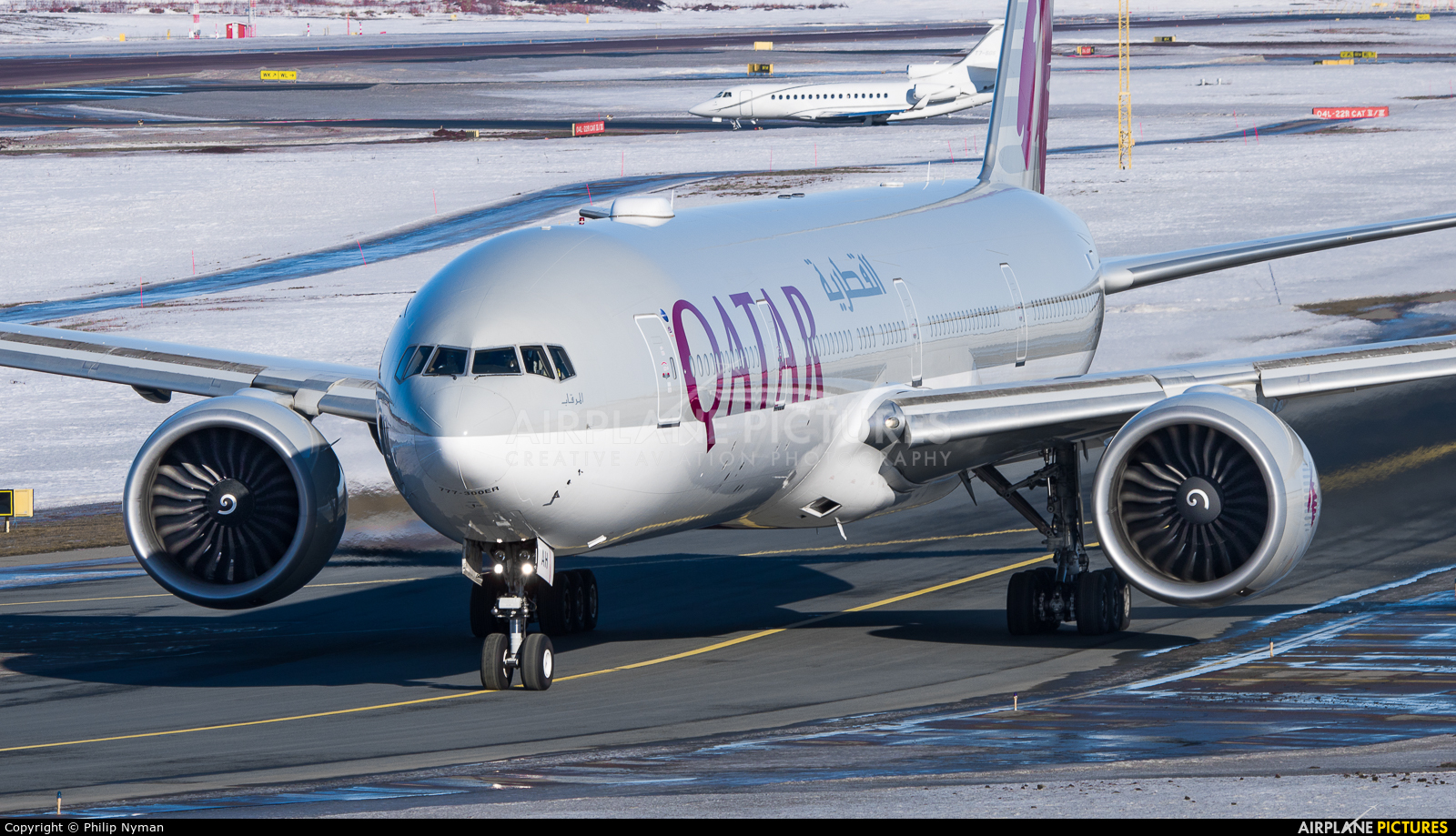 Qatar Airways A7-BAH aircraft at Helsinki - Vantaa