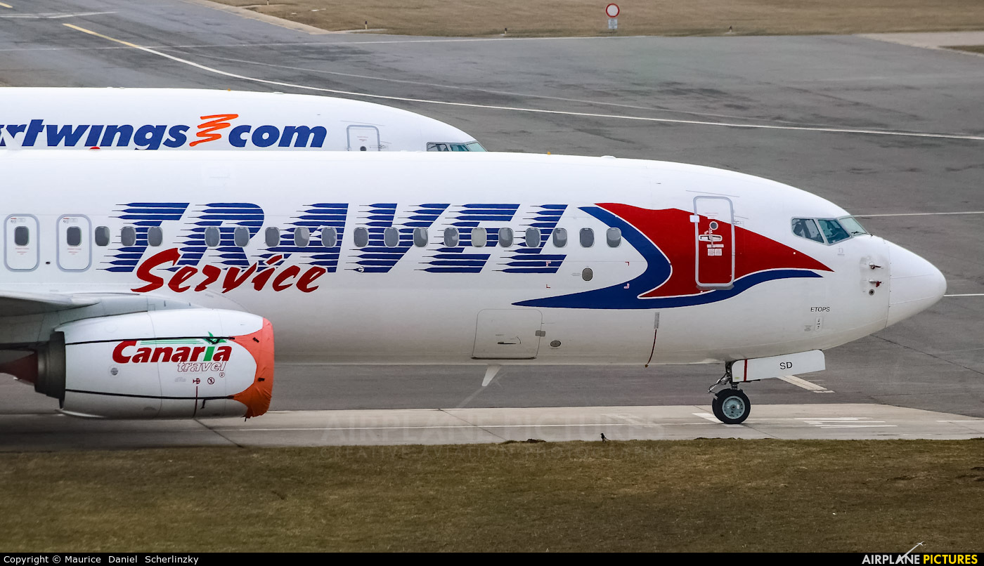 Travel Service OK-TSD aircraft at Prague - Václav Havel
