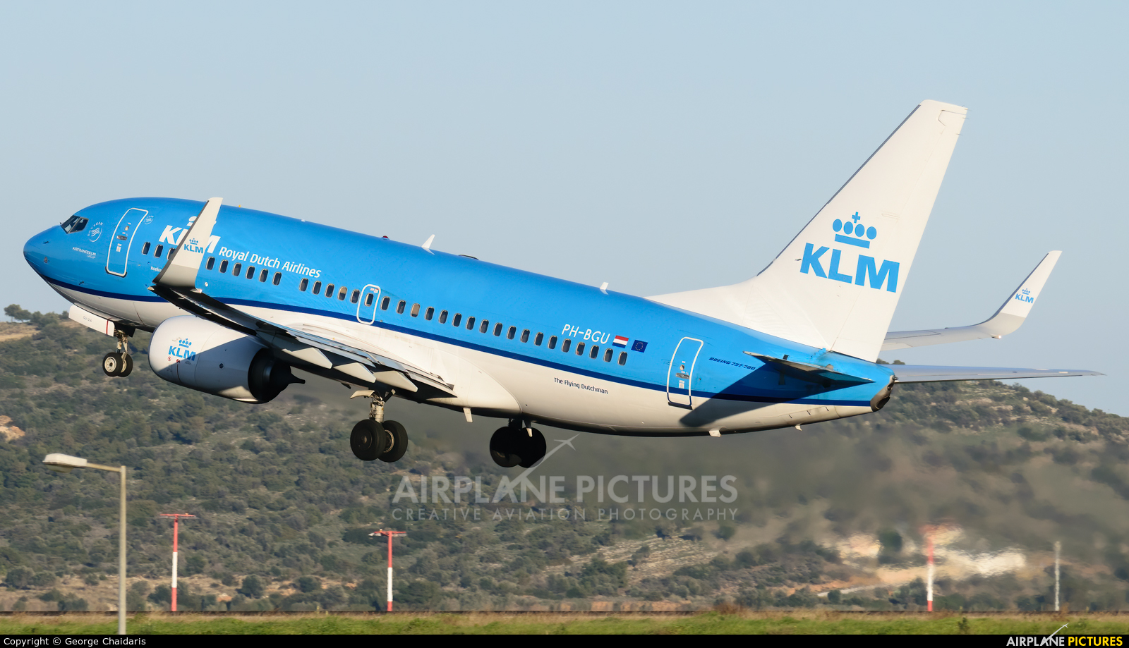 KLM PH-BGU aircraft at Athens - Eleftherios Venizelos
