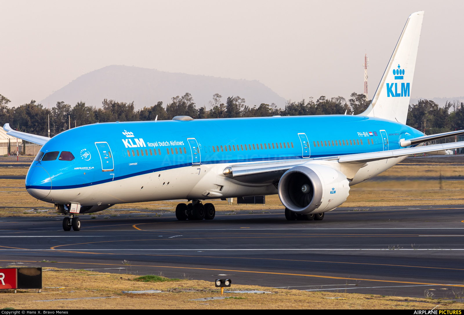 KLM PH-BHI aircraft at Mexico City - Licenciado Benito Juarez Intl