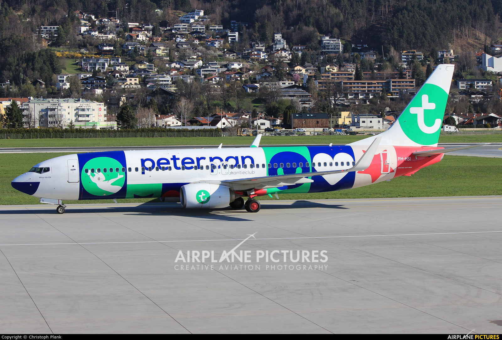 Transavia PH-HSI aircraft at Innsbruck