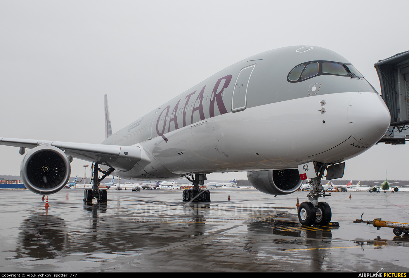 Qatar Airways A7-ANQ aircraft at Moscow - Domodedovo