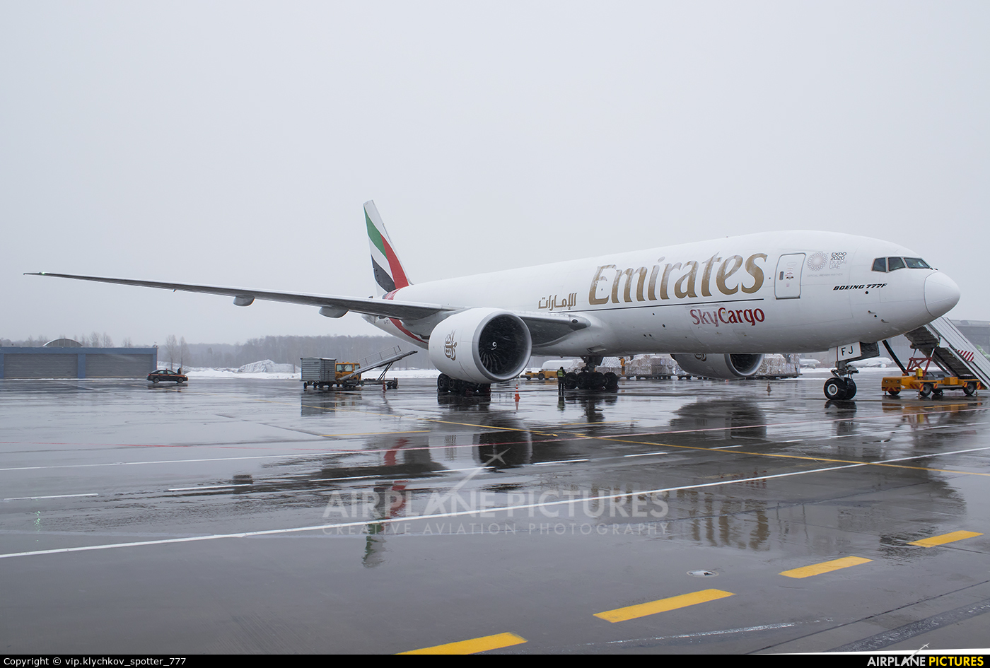 Emirates Sky Cargo A6-EFJ aircraft at Moscow - Domodedovo