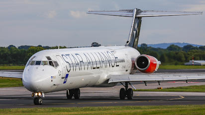 OY-KHE - SAS - Scandinavian Airlines McDonnell Douglas MD-82