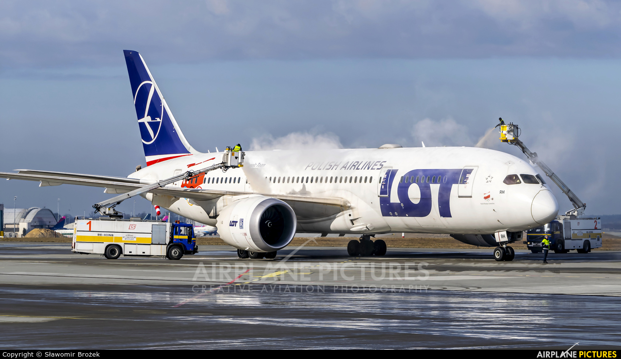 LOT - Polish Airlines SP-LRH aircraft at Katowice - Pyrzowice