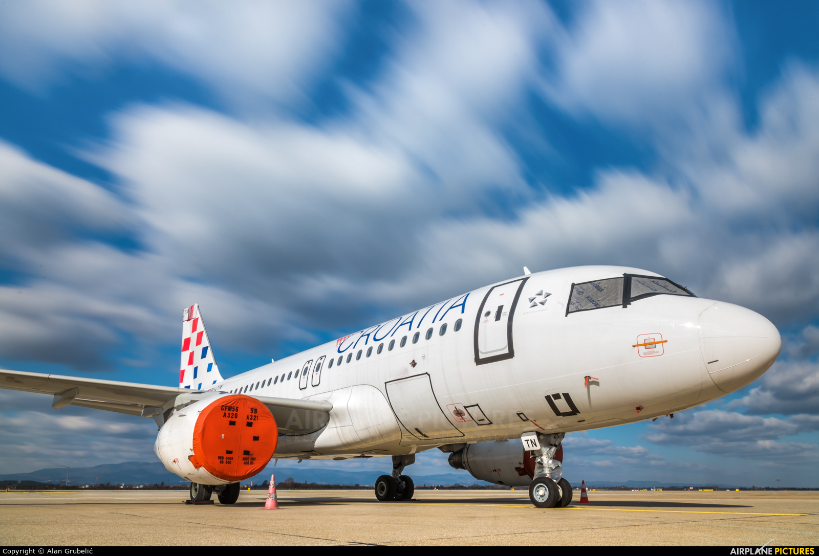 Croatia Airlines 9A-CTN aircraft at Zagreb