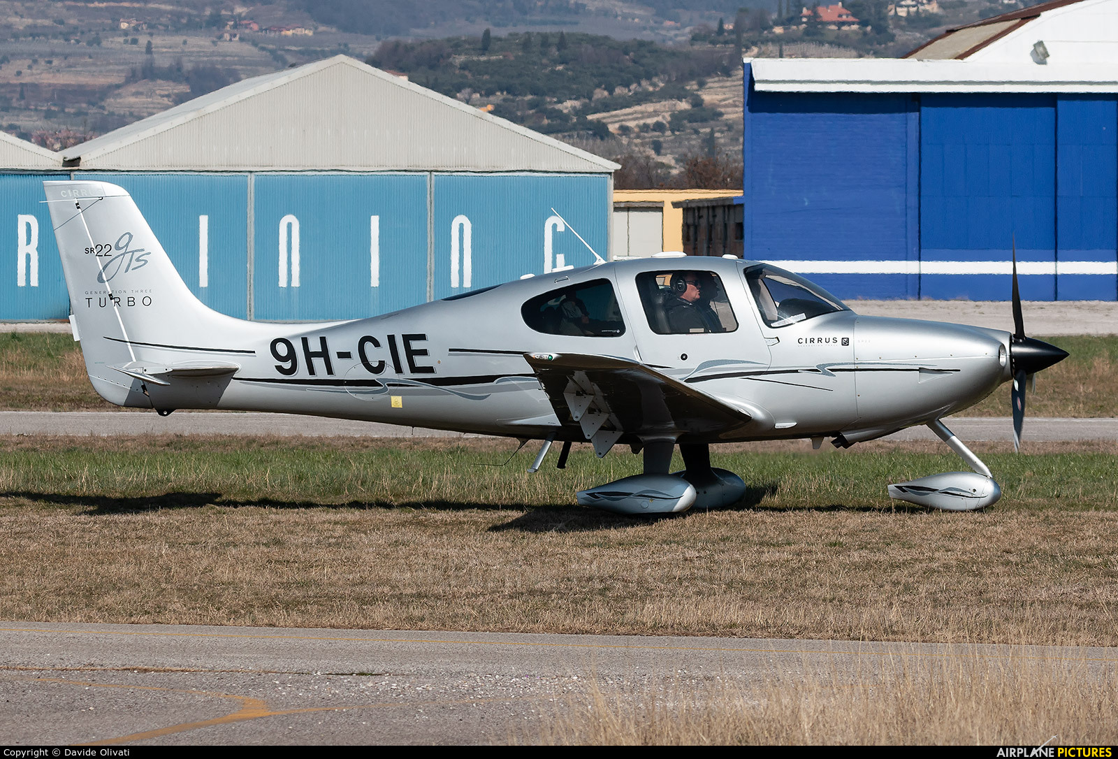 Private 9H-CIE aircraft at Verona - Boscomantico