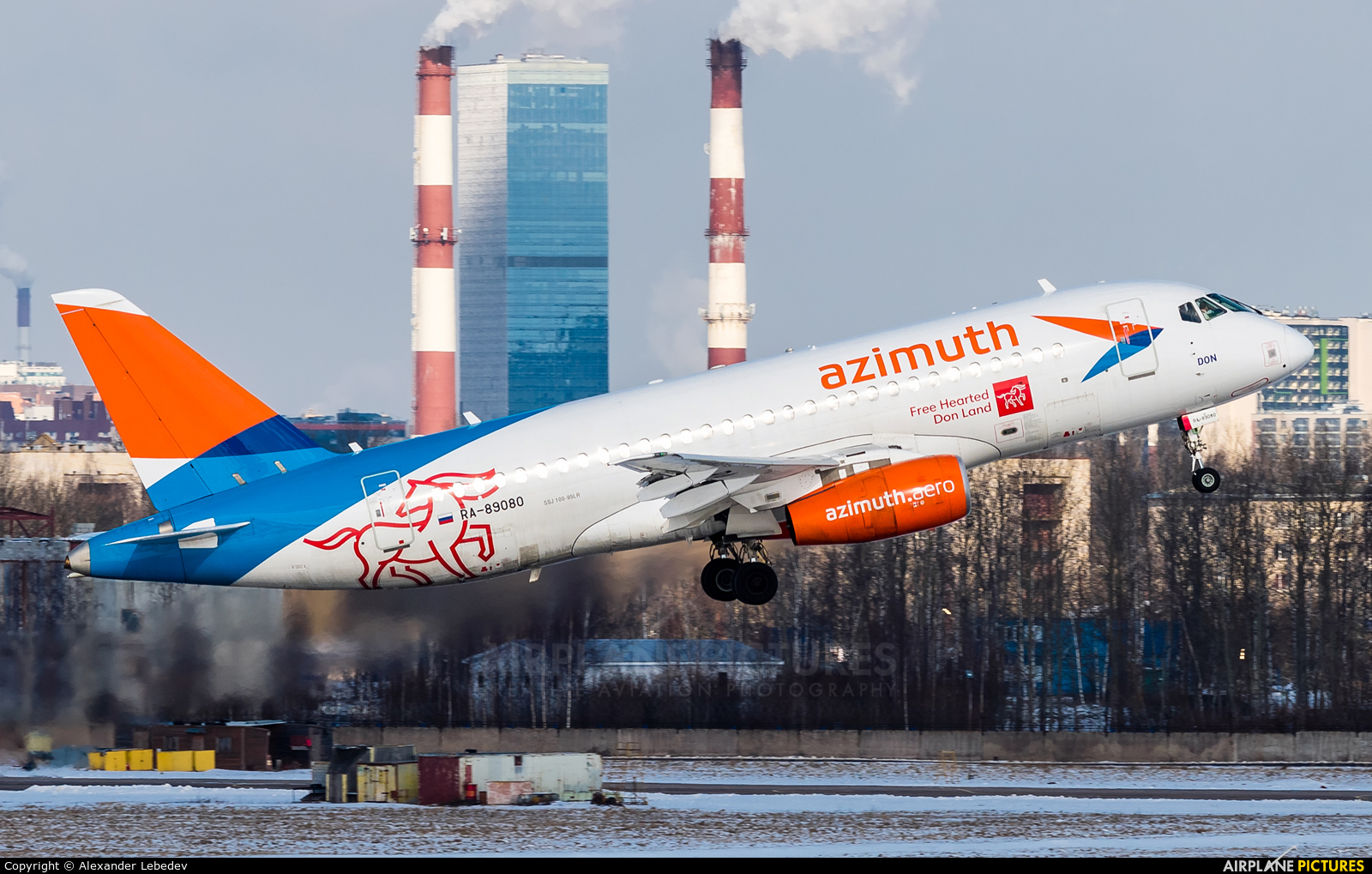 Azimuth RA-89080 aircraft at St. Petersburg - Pulkovo