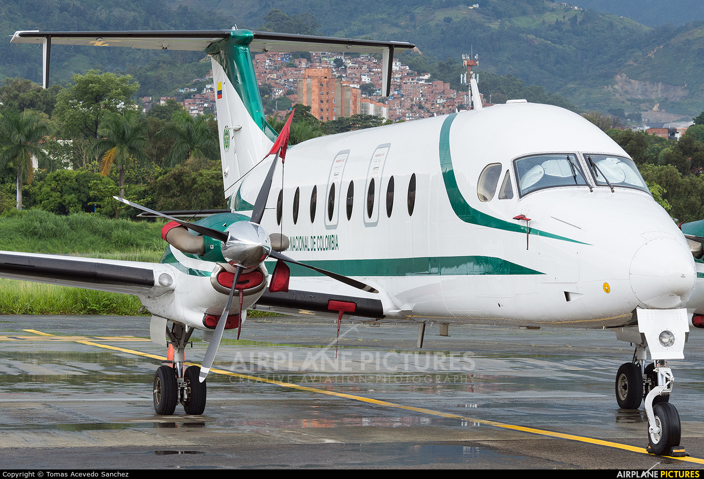 Colombia - Police PNC-0250 aircraft at Medellin - Olaya Herrera