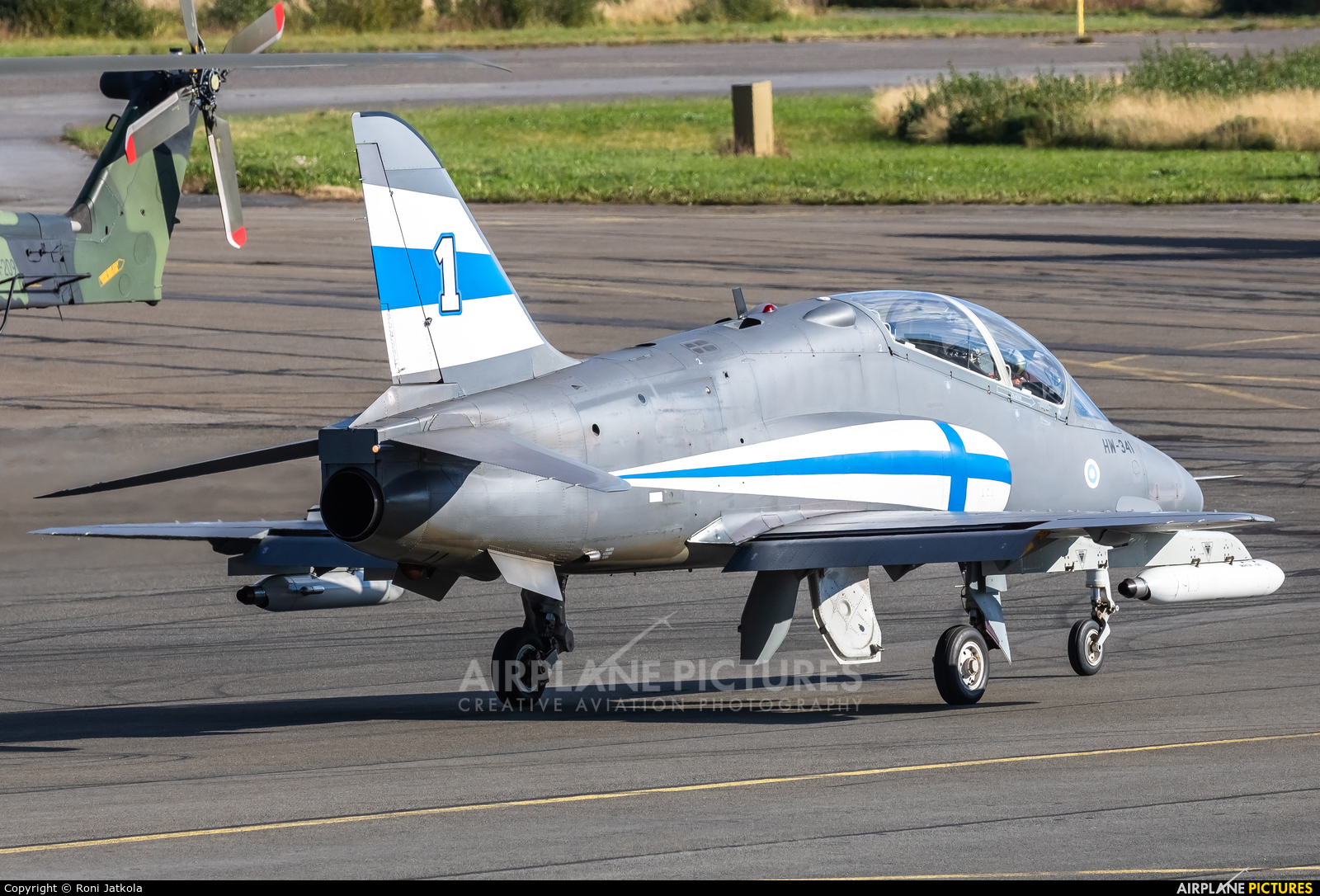 Finland - Air Force: Midnight Hawks HW-341 aircraft at Kauhava