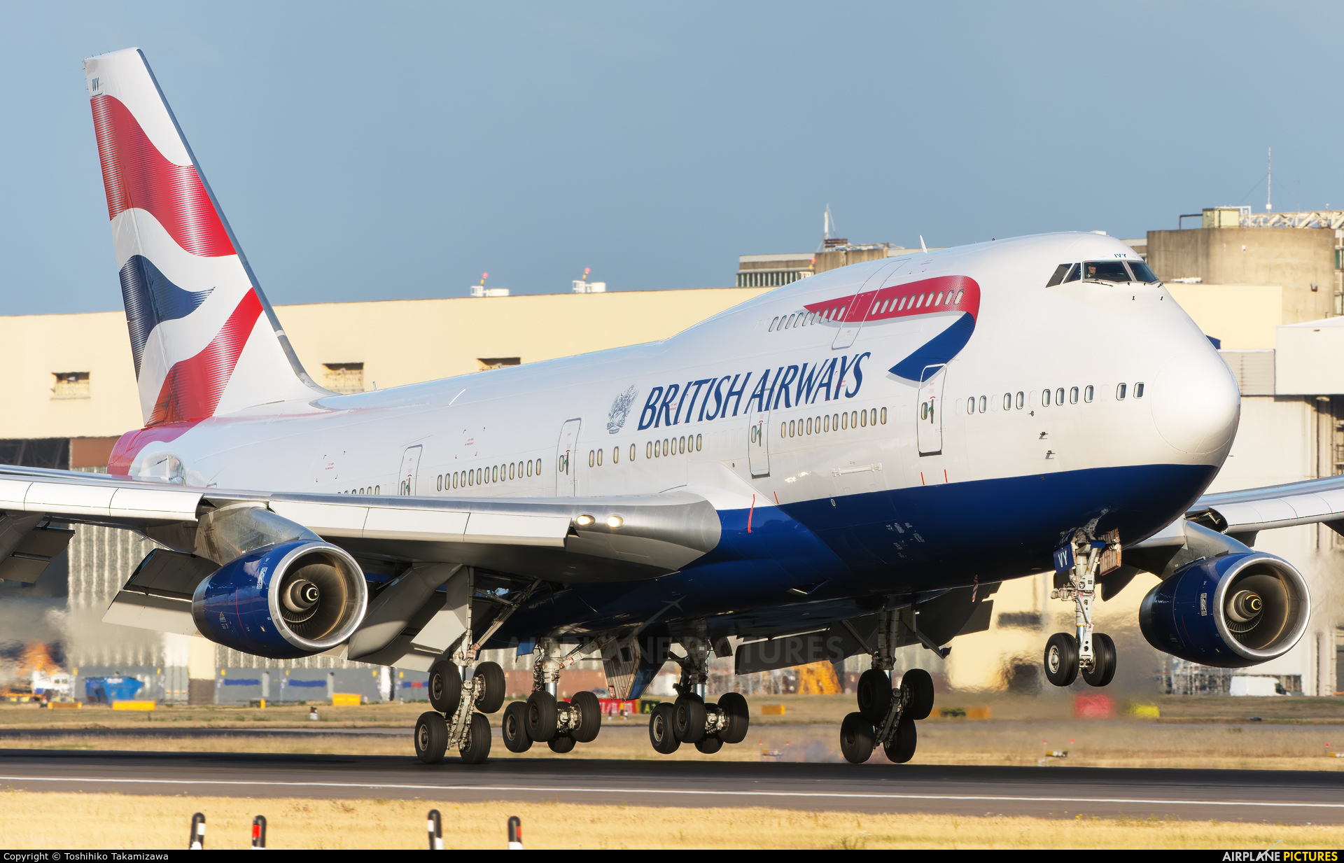 British Airways G-CIVY aircraft at London - Heathrow