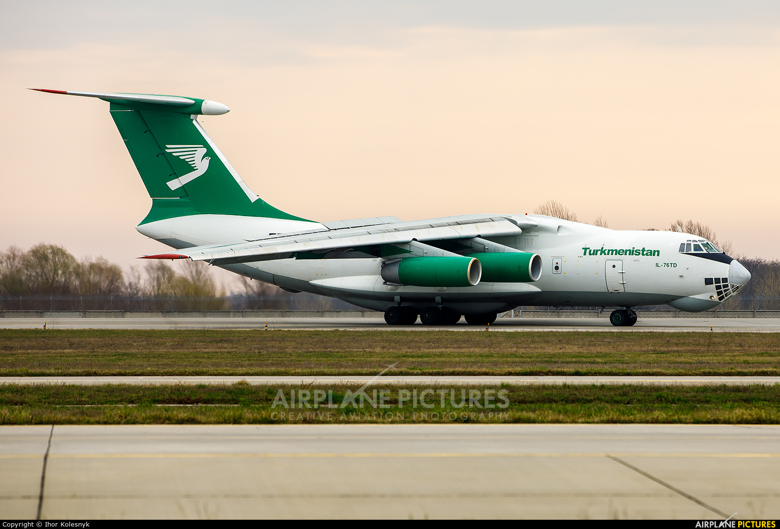 Turkmenistan Airlines EZ-F427 aircraft at Kyiv - Borispol