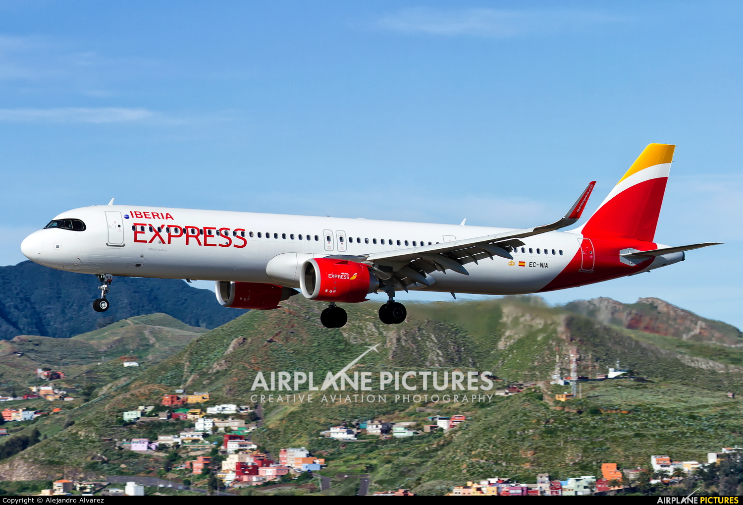 Iberia Express EC-NIA aircraft at Tenerife Norte - Los Rodeos