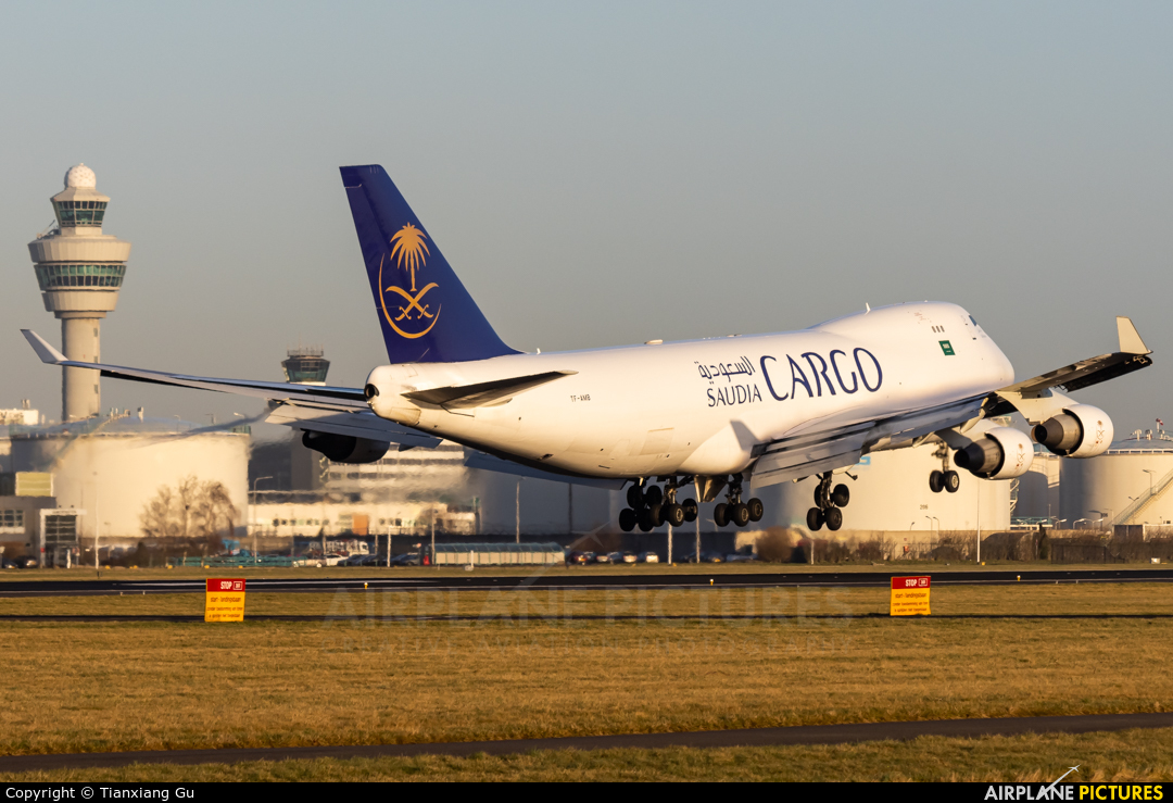 Saudi Arabian Cargo TF-AMB aircraft at Amsterdam - Schiphol
