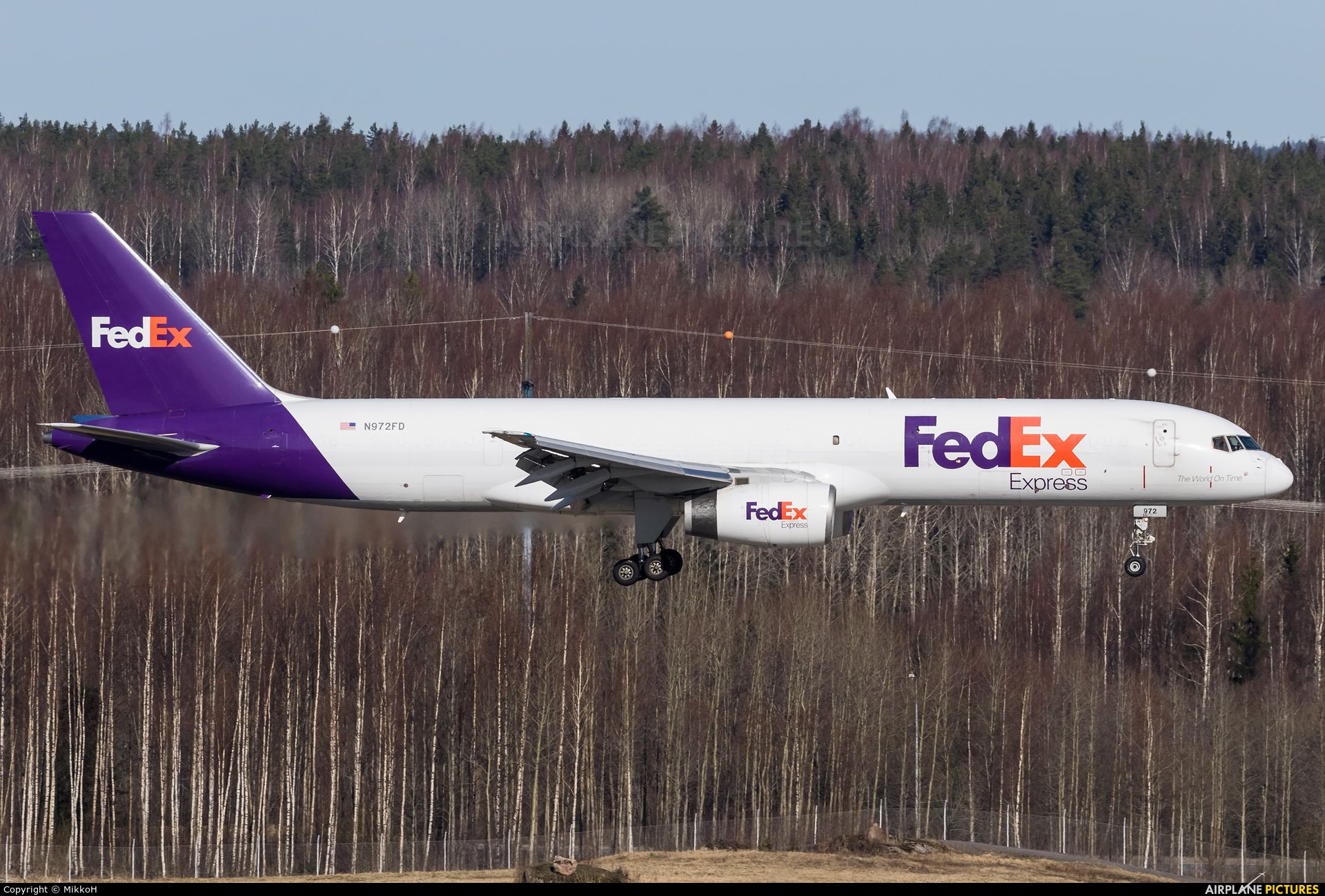 FedEx Federal Express N972FD aircraft at Helsinki - Vantaa