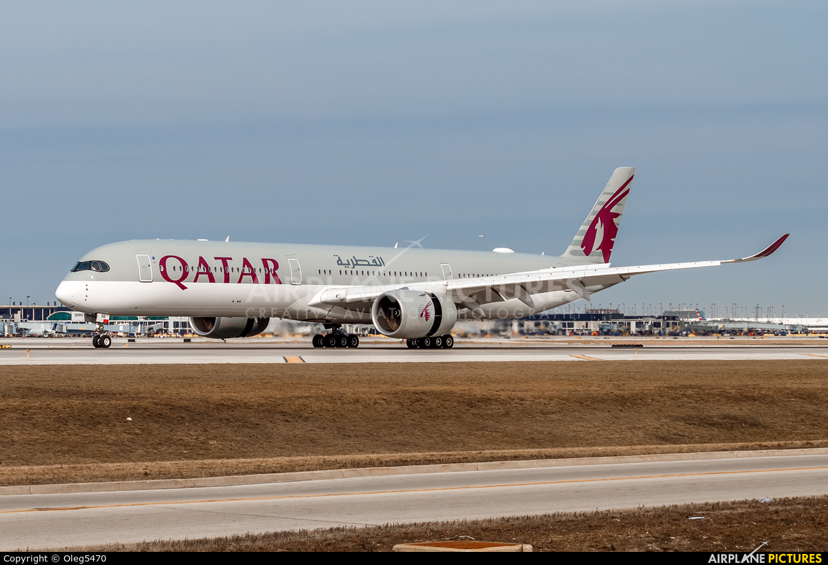 Qatar Airways A7-ANN aircraft at Chicago - O Hare Intl