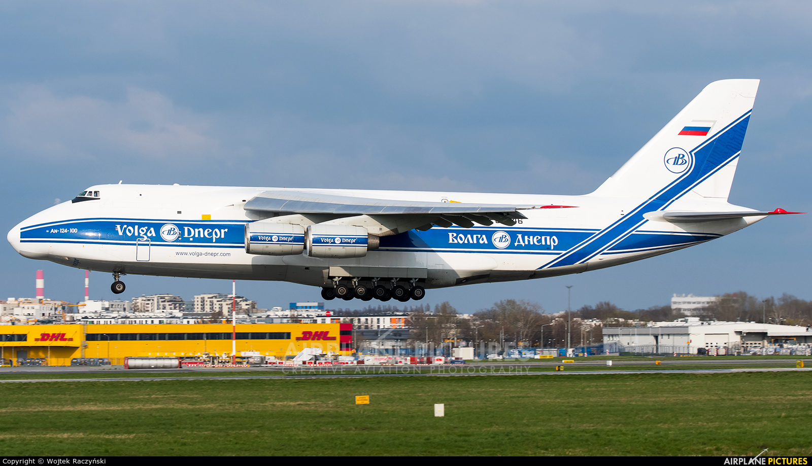 Volga Dnepr Airlines RA-82046 aircraft at Warsaw - Frederic Chopin