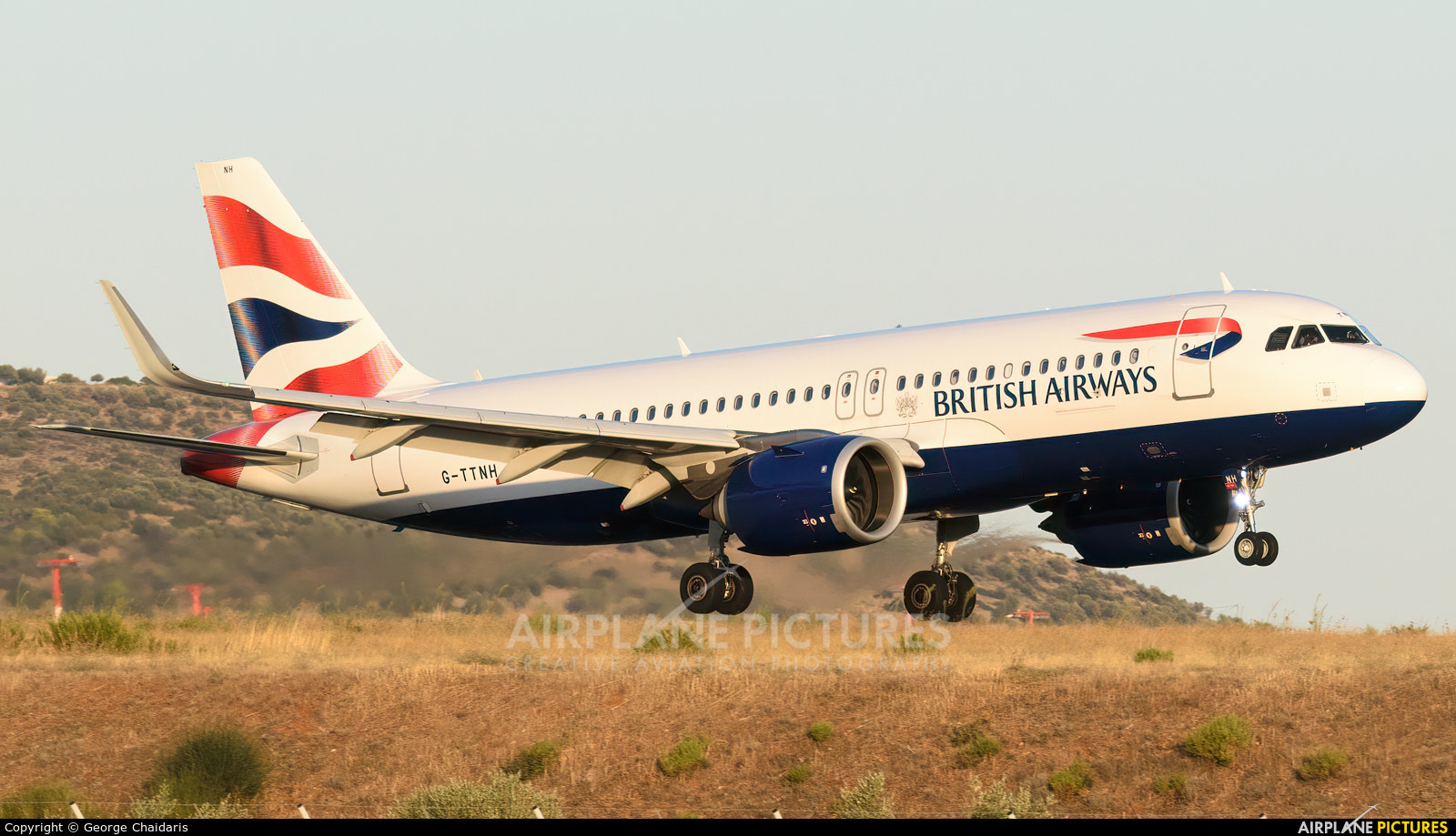 British Airways G-TTNH aircraft at Athens - Eleftherios Venizelos