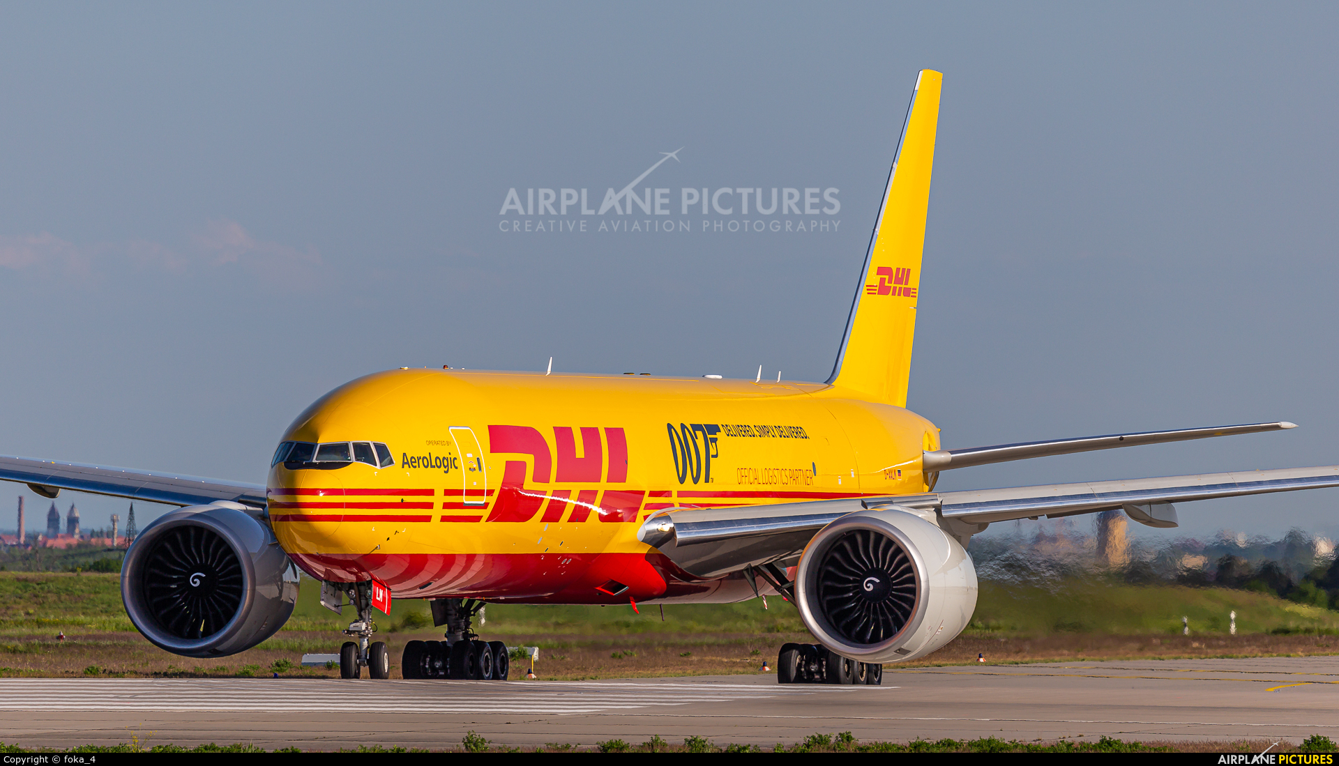 DHL (Aerologic) D-AALM aircraft at Leipzig - Halle