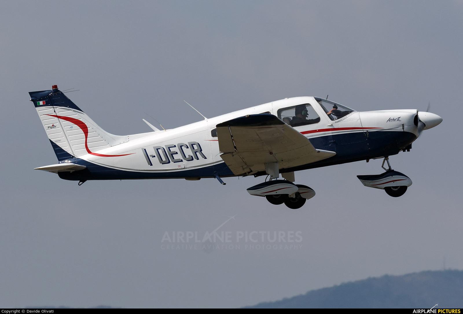 Private I-DECR aircraft at Verona - Boscomantico