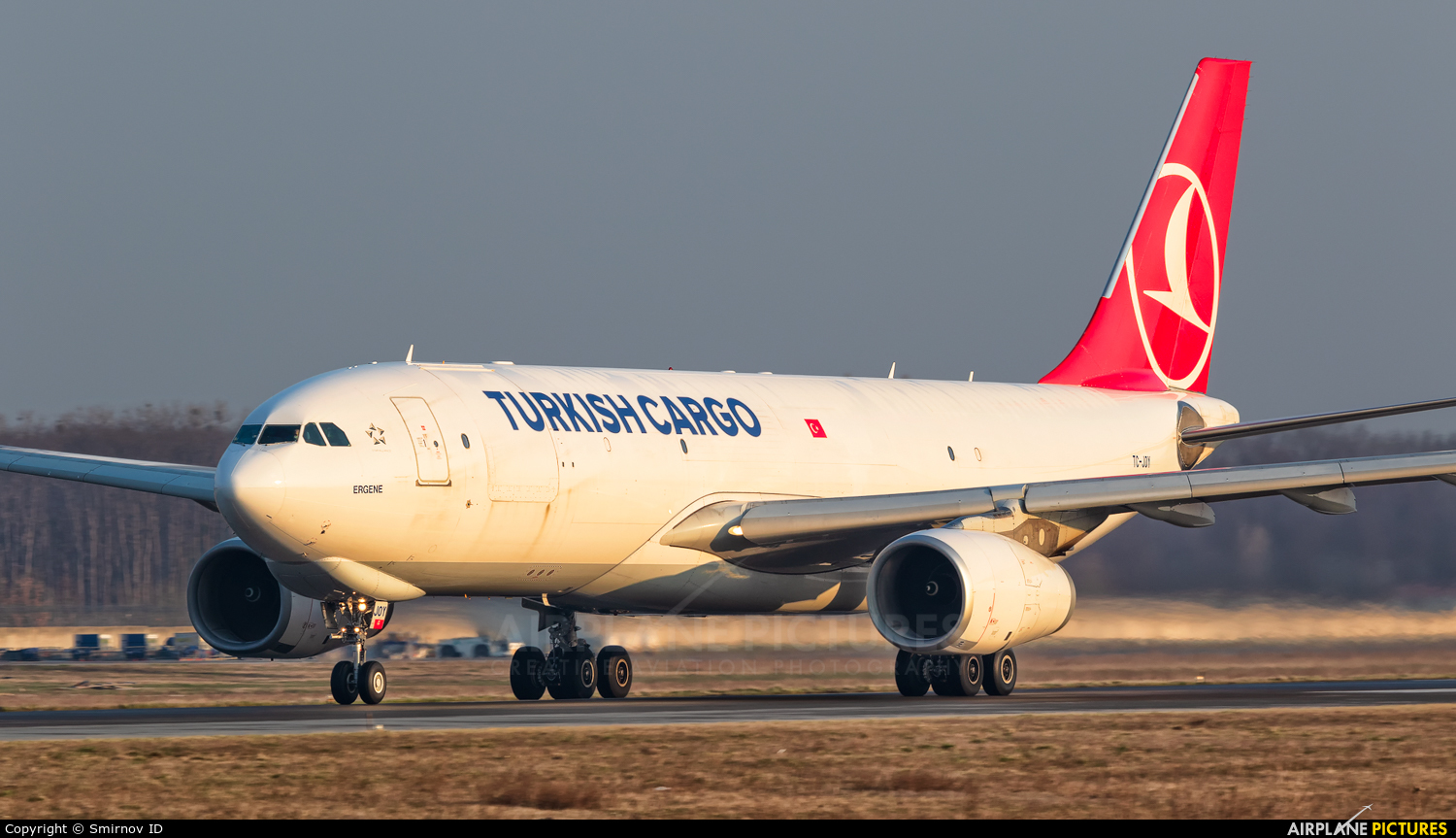 Turkish Cargo TC-JOY aircraft at Kyiv - Borispol