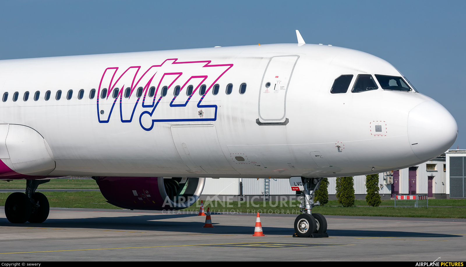 Wizz Air HA-LVC aircraft at Warsaw - Frederic Chopin