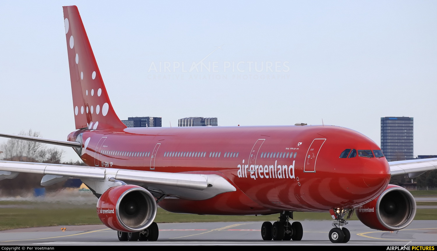 Air Greenland OY-GRN aircraft at Copenhagen Kastrup