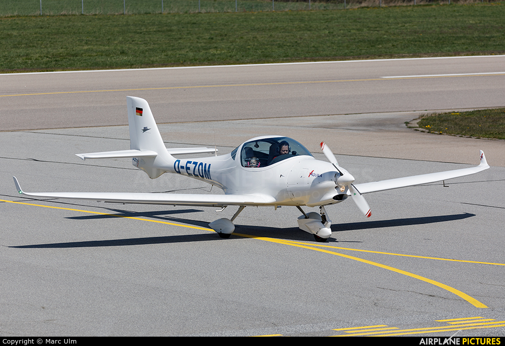 Private D-EZOM aircraft at Augsburg