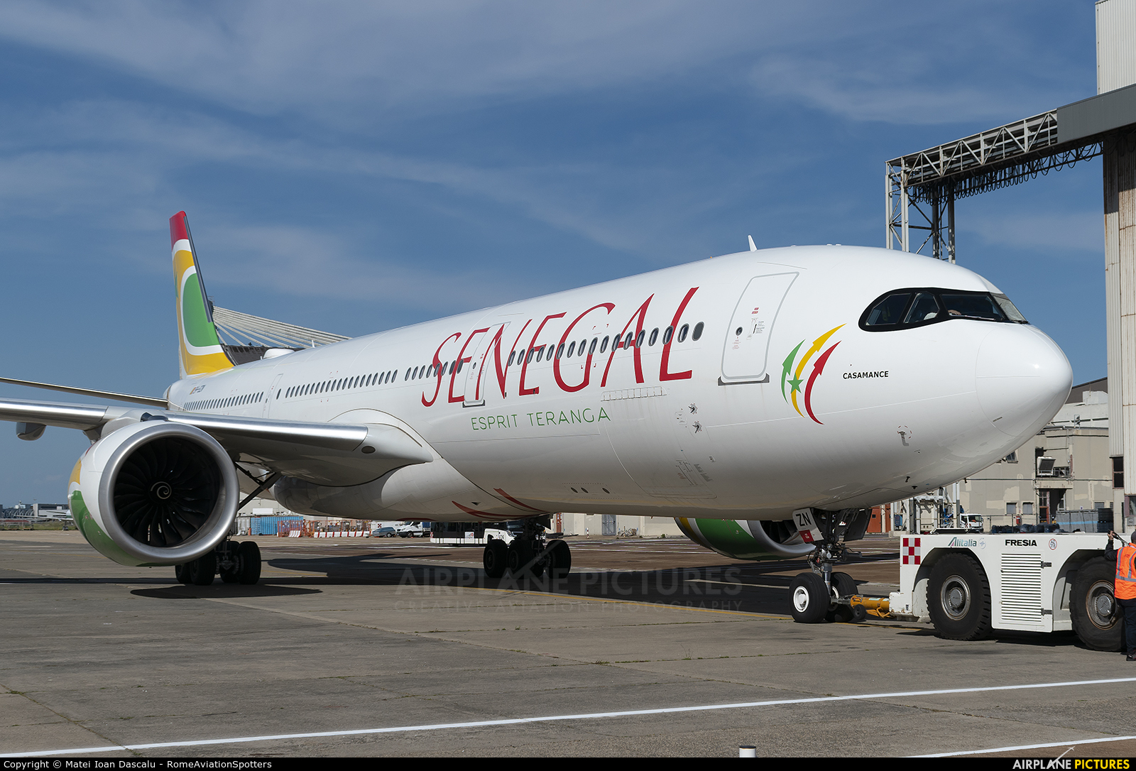 Air Senegal International 9H-SZN aircraft at Rome - Fiumicino