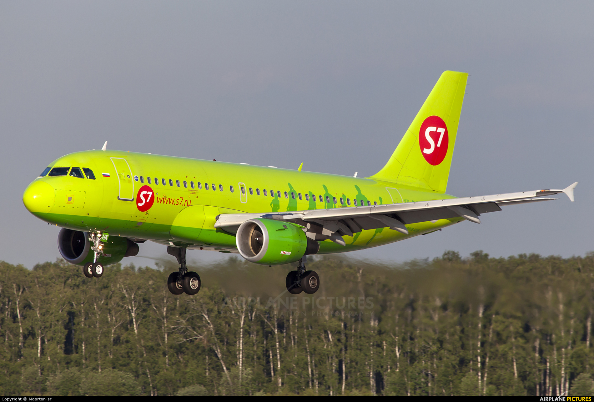 S7 Airlines VP-BHK aircraft at Moscow - Domodedovo