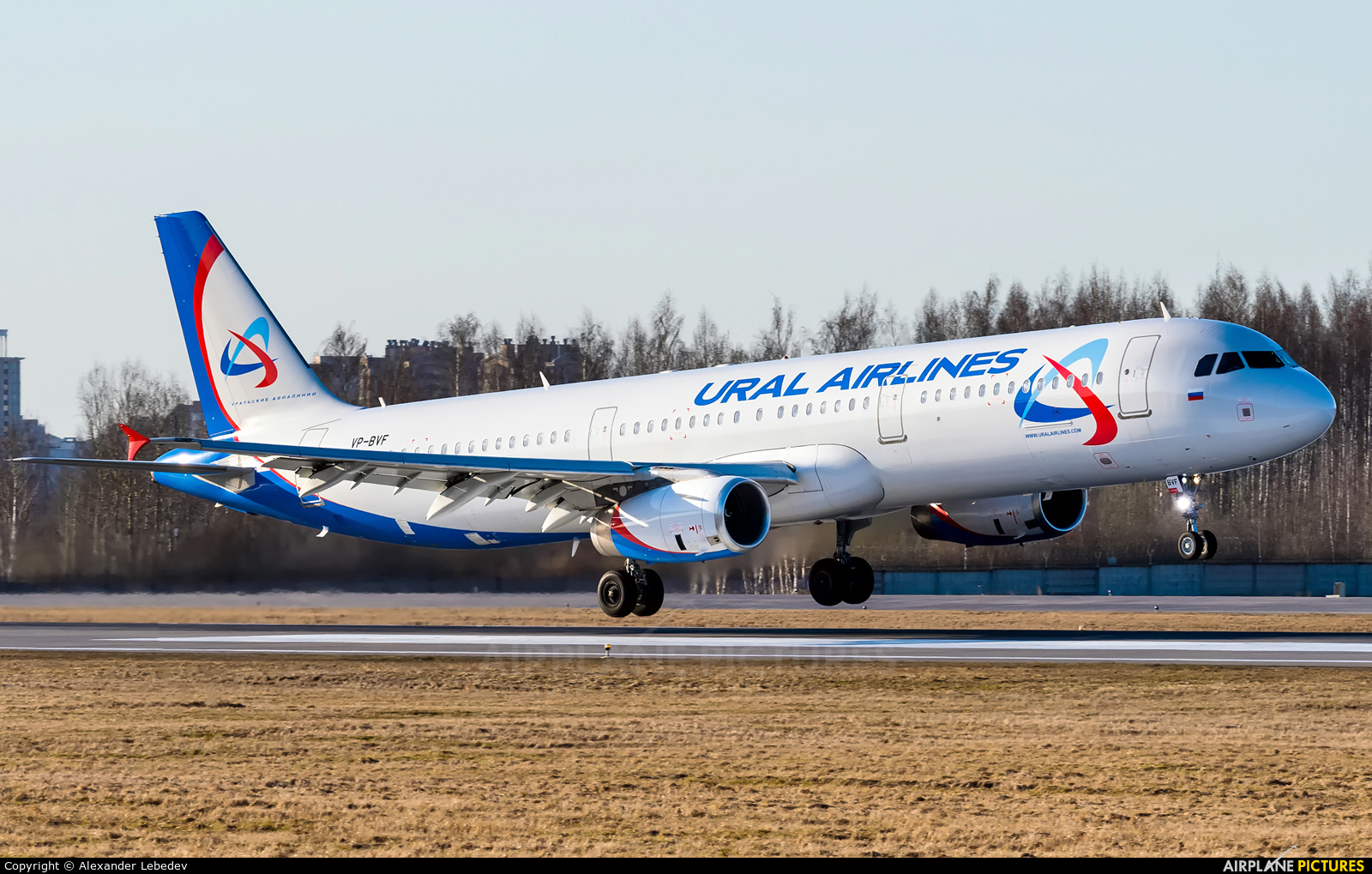 Ural Airlines VP-BVF aircraft at St. Petersburg - Pulkovo