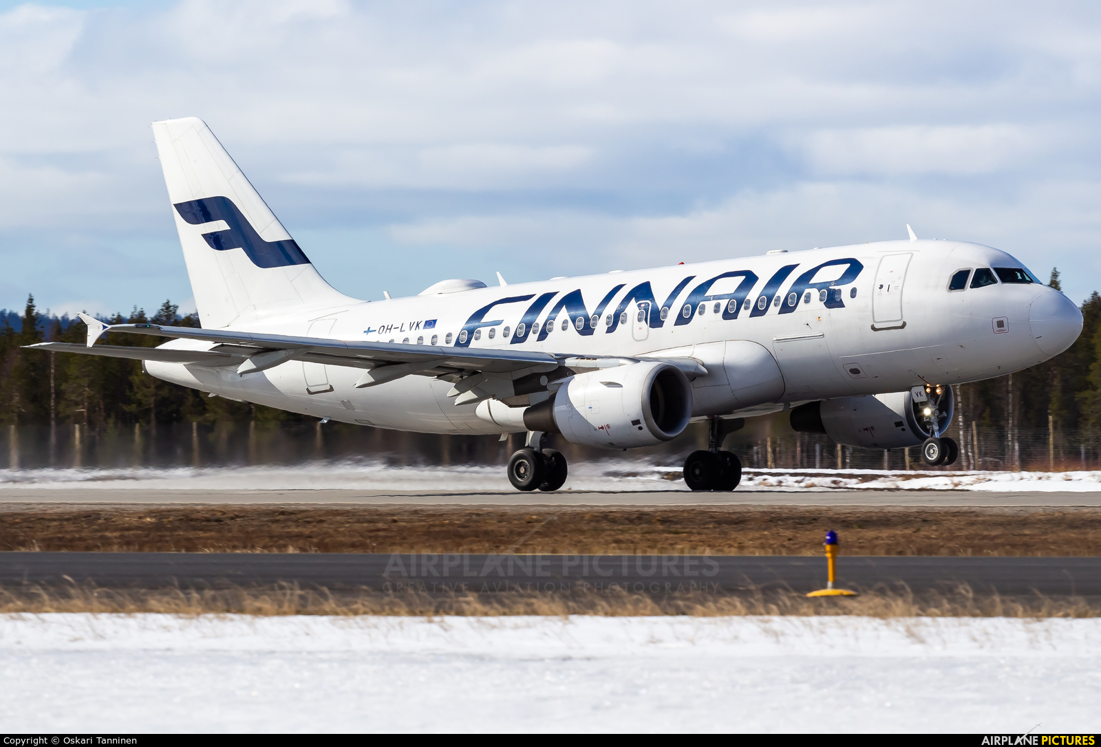 Finnair OH-LVK aircraft at Kittilä