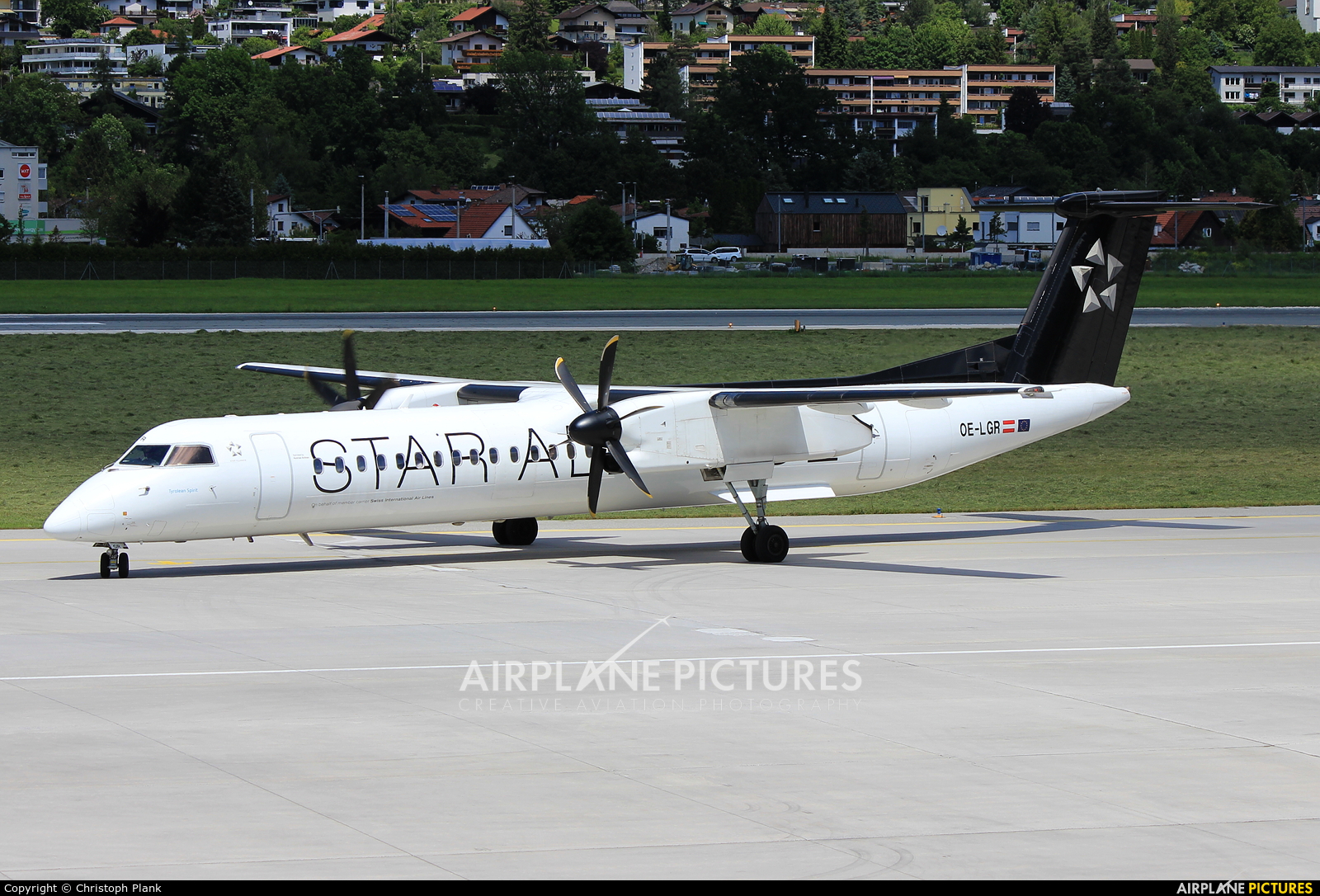 Austrian Airlines/Arrows/Tyrolean OE-LGR aircraft at Innsbruck