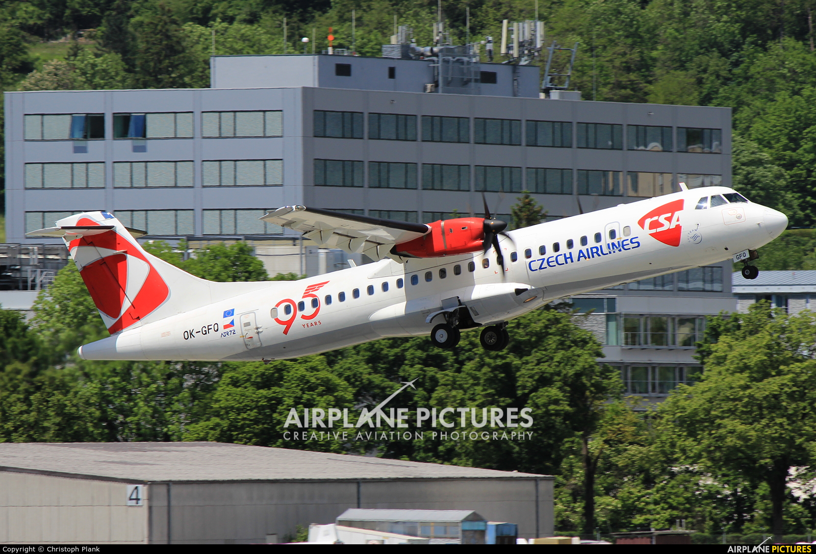 CSA - Czech Airlines OK-GFQ aircraft at Innsbruck