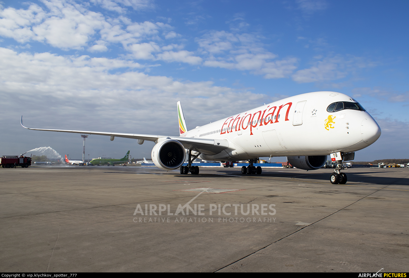 Ethiopian Airlines ET-AYB aircraft at Moscow - Domodedovo