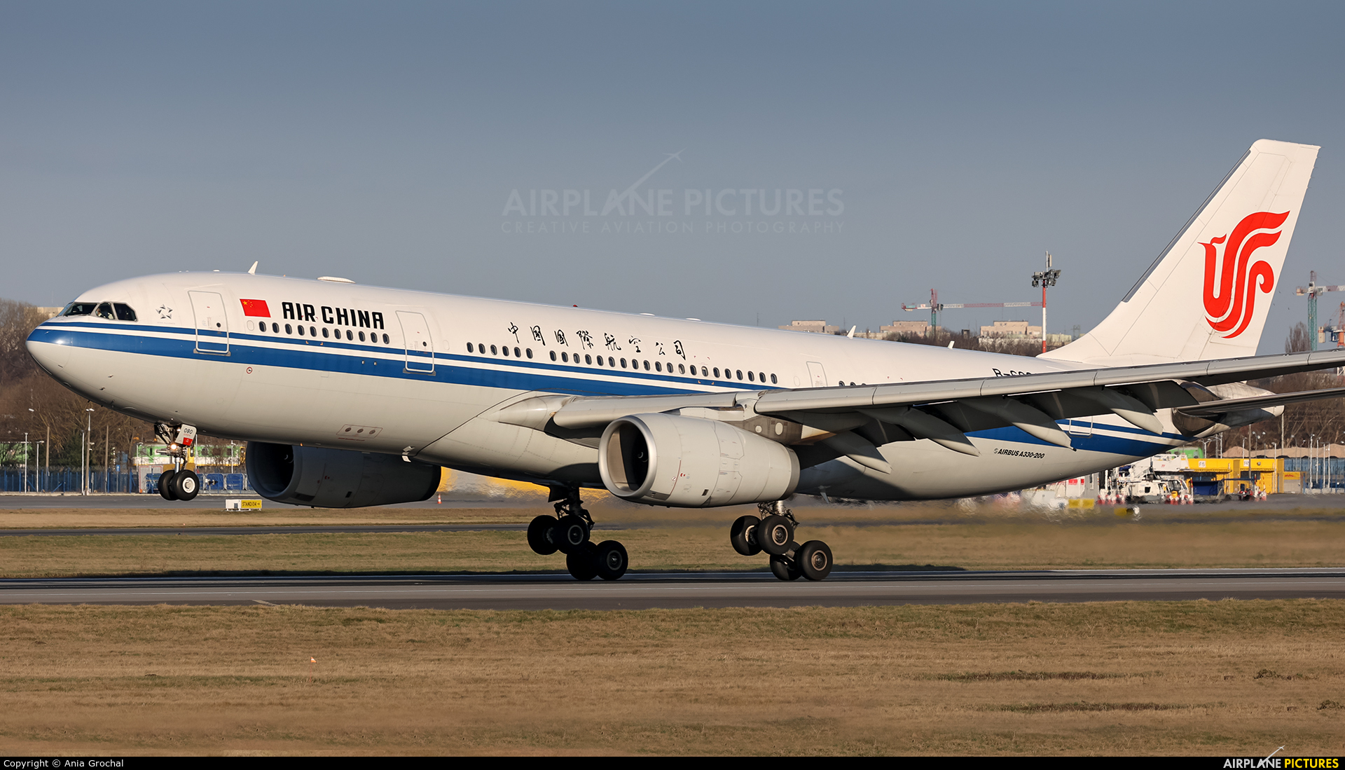 Air China B-6080 aircraft at Warsaw - Frederic Chopin