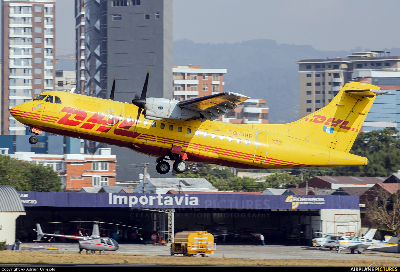DHL Cargo TG-DHP aircraft at Guatemala - La Aurora