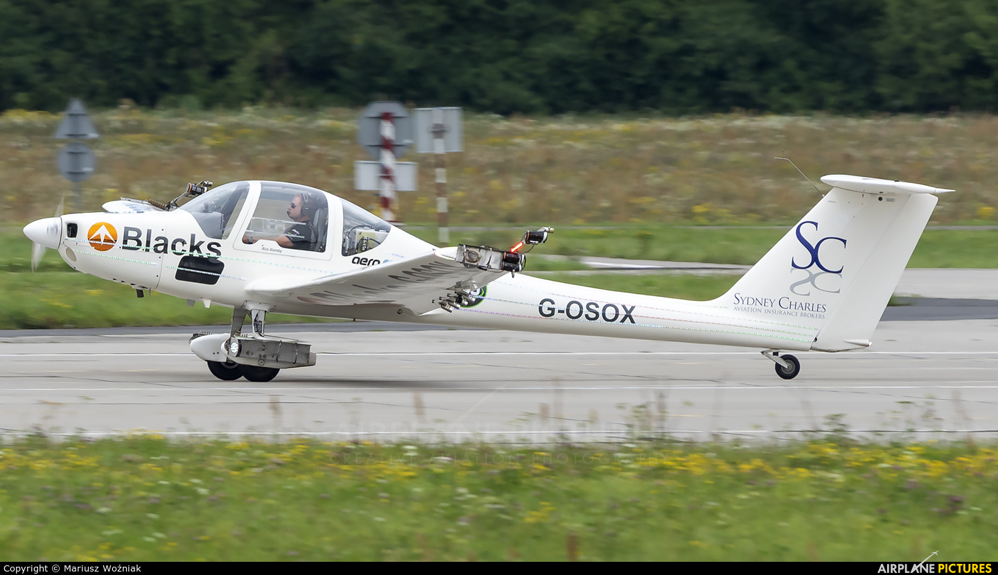 Aerosparx Display Team G-OSOX aircraft at Gdynia- Babie Doły (Oksywie)