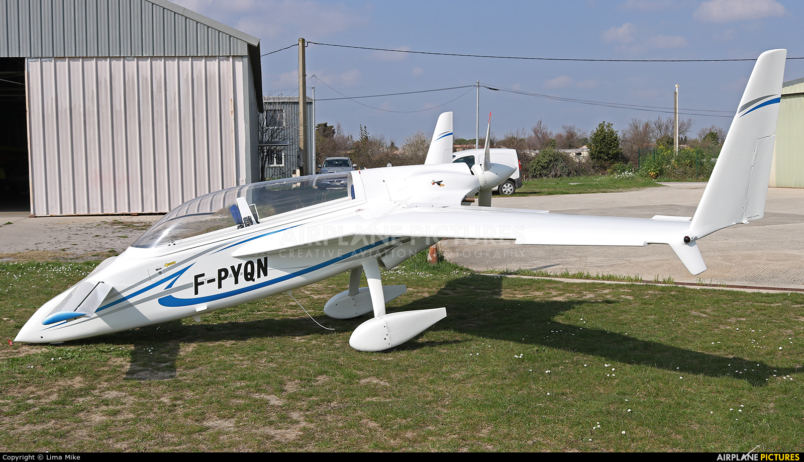 Private F-PYQN aircraft at Montpellier Candillargues