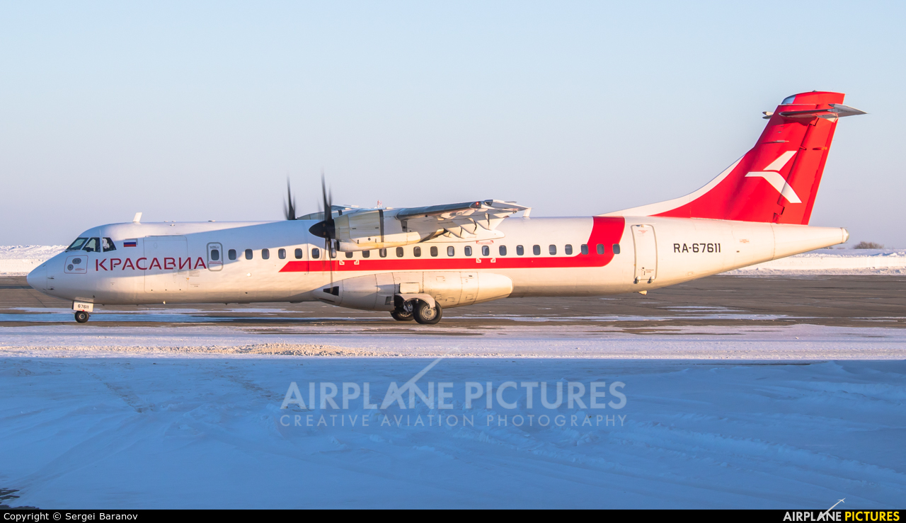 KrasAvia RA-67611 aircraft at Kemerovo