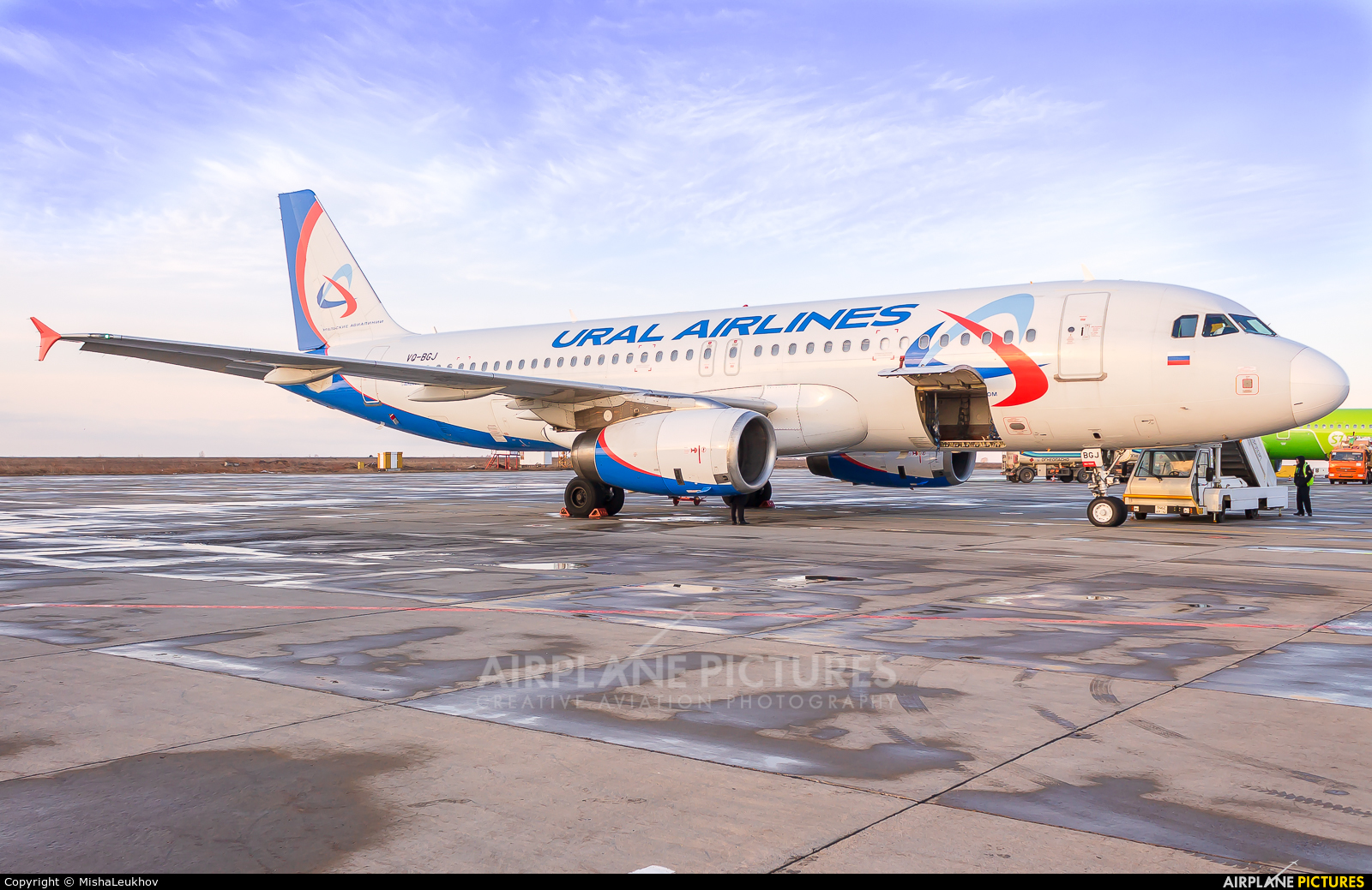 Ural Airlines VQ-BGJ aircraft at Kemerovo
